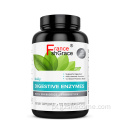 Cápsulas digestivas Multi -enzimas de saúde intestinal com probióticos